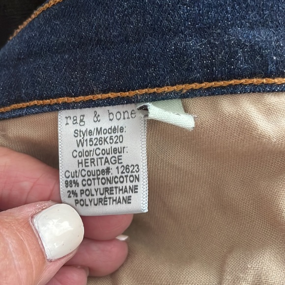 RAG & BONE Capri skinny Jeans, Size 28 - Picture 8 of 9